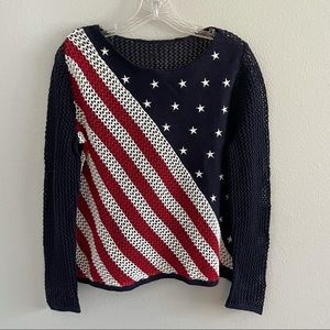 Vintage Norton Patriotic sweater Size S